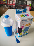 Quick Freeze Slushy Cup – Instant Smoothie Maker & Fast Cooling Squeeze Cup