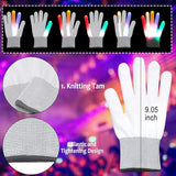 Halloween Party Cosplay LED Purge Mask With Led Gloves