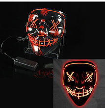 Load image into Gallery viewer, Glowing Mask LED Mask Halloween Clown Funny Bundy
