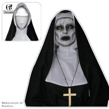 Load image into Gallery viewer, Official The Conjuring Black Nun Halloween Costume
