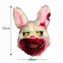 Load image into Gallery viewer, Bloody Bunny Halloween Mask
