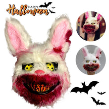 Load image into Gallery viewer, Bloody Bunny Halloween Mask
