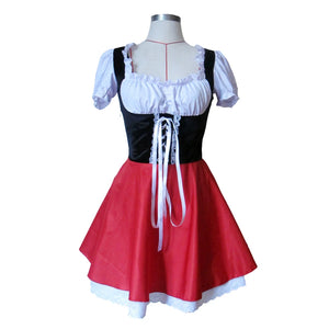 Official Little Red Riding Hooded Dress Woman Costume