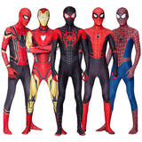 Official Spiderman, Black Panther, Spider Girl Gwen and Iron Man Costume