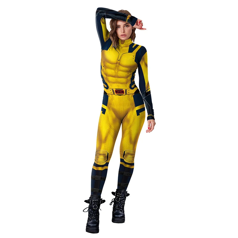 Official Wolverine Deadpool Cosplay Jumpsuit for Men & Women