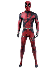 Load image into Gallery viewer, Official Children and Adult Deadpool Cosplay Costume with Mask and full Accessories
