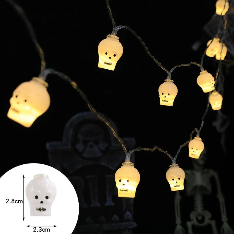 Halloween Decoration LED 1.5m - Skull Ghost Pumpkin and skull