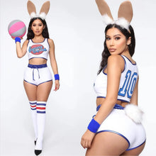 Load image into Gallery viewer, Official Space Lola Bunny Rabbit Cosplay Costume Halloween Party Clothes
