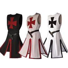 Load image into Gallery viewer, Official Mens Medieval Crusader Knights Templar Tunic Cosplay Costumes
