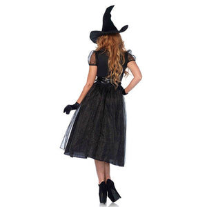 Official Witch Costume Masquerade Party Adult Role-Play