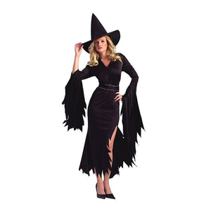 Official Witch Costume Masquerade Party Adult Role-Play