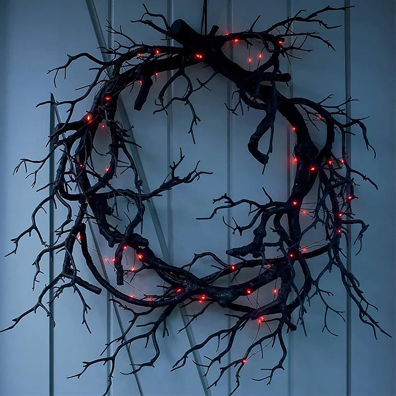 Halloween Wreath Black