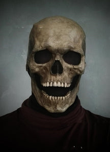 New Halloween Scary Skull With Movable Mouth And Glow