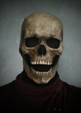 New Halloween Scary Skull With Movable Mouth And Glow