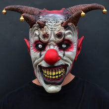 Load image into Gallery viewer, Creepy Evil Scary Halloween Clown Mask Latex Evil JESTER CLOWN
