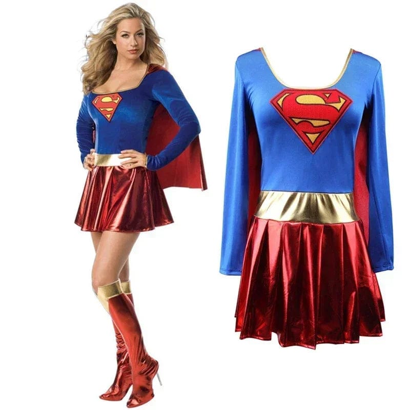 Official Supergirl Heroine Dress Cosplay Costume