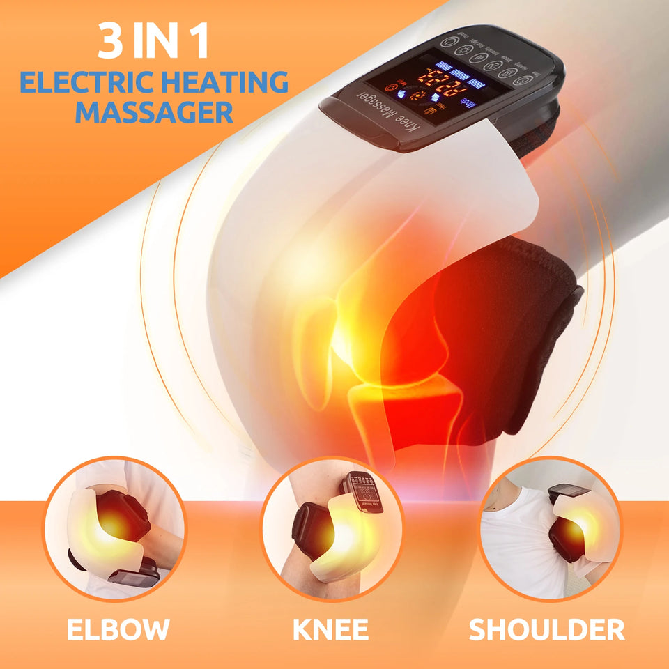 Electric Infrared Heating Knee Joint Massager - Doctors Recommended