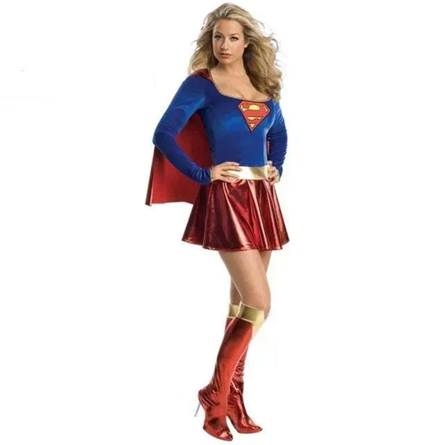 Official Supergirl Heroine Dress Cosplay Costume