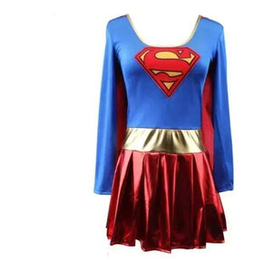 Official Supergirl Heroine Dress Cosplay Costume