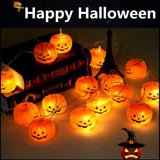 Halloween Decoration LED 1.5m - Skull Ghost Pumpkin and skull