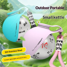 Load image into Gallery viewer, Creative Portable Outdoor Pet Stainless Steel Water Cup Small Dog Water Bottle Convenient Dog Drink Dispenser Puppy Travel Portable Water Bowl Pet Products
