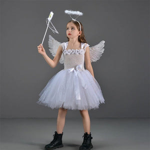 Angel Costume Kids Celestial Cherub Dress