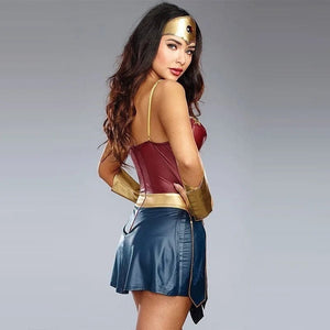 Official Wonder Woman Costume Deluxe Cosplay Set