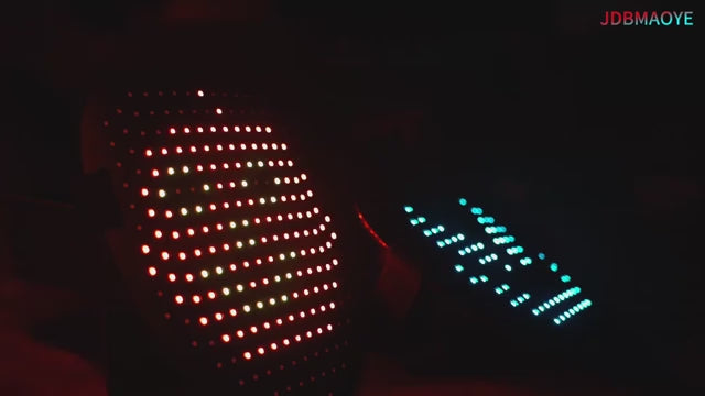 Halloween Party Cosplay LED Purge Mask With Led Gloves