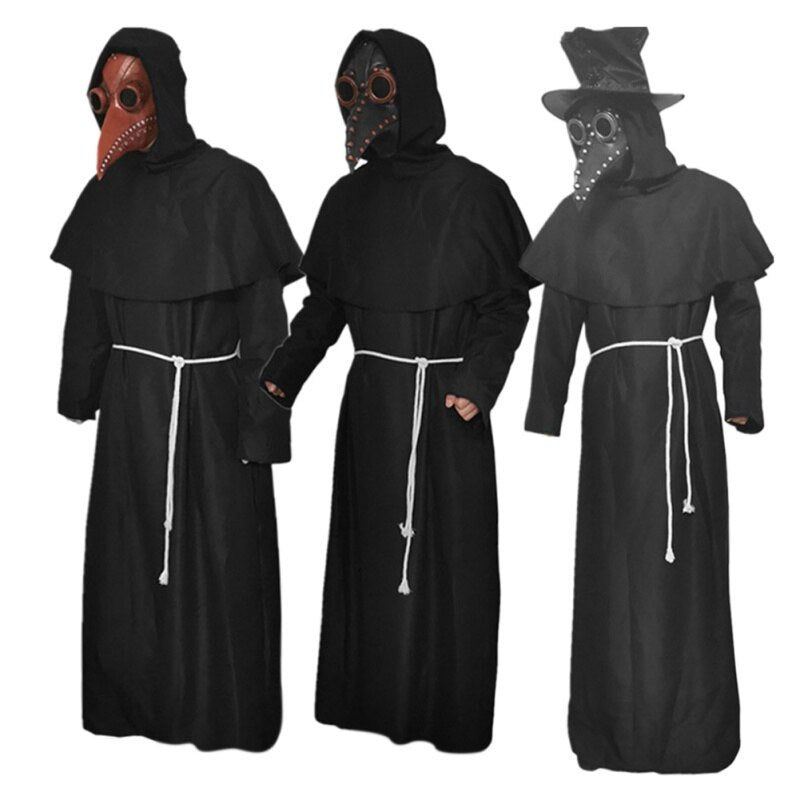 Black Plague Doctor Halloween Costume