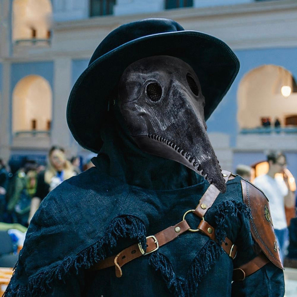 Black Plague Doctor Halloween Costume