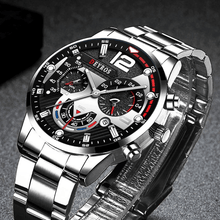 Load image into Gallery viewer, Deyros Luxury Quartz Men's Wristwatch - Full Steel Calendar Luminous Clock Watch - Theshinemart
