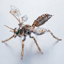 Load image into Gallery viewer, 3D mechanical metal wasp Assembly kit
