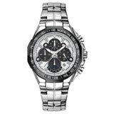 Wwoor Luxury Sports Relogio Masculino Men's Watch - Full Steel Waterproof Chronograph Quartz Wristwatch