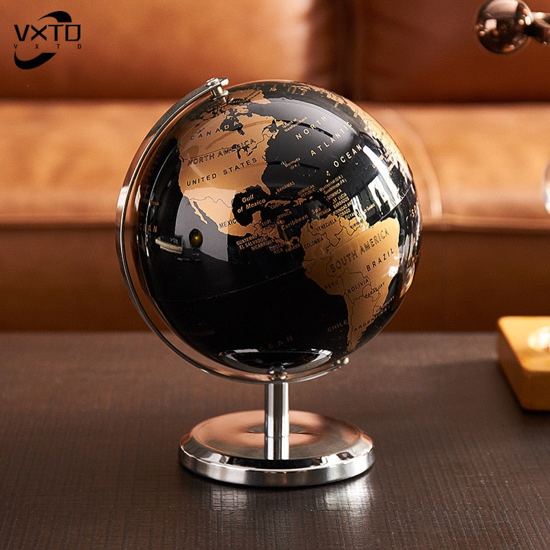 Home Decor Retro World Globe Geography Kids Education Office Decor Accessories Birthday Gifts for Kids  Christmas Decor