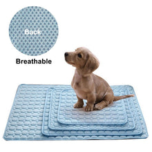 Load image into Gallery viewer, Cooling Mat Pad for Dogs Cats Ice Silk Mat Cooling Blanket Cushion - ObeyKart
