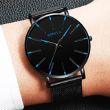 Geneva Luxury Minimalist Men's Watch - Full Steel Waterproof Relogio Masculino Wristwatch - Theshinemart