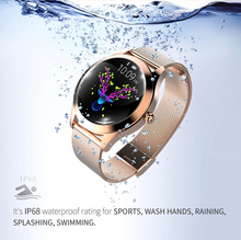 Load image into Gallery viewer, Plumzong Luxury Galaxy Smart Wristwatch For Women IOS &amp; Android KW10 - Theshinemart
