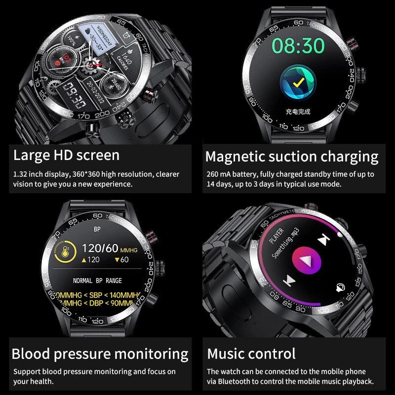 Lige Luxury Smart Watch - ECG+PPG Fitness Tracker Sports Watch For IOS & Android - Theshinemart