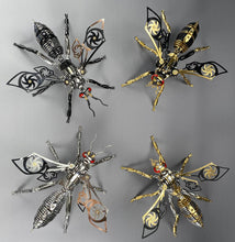 Load image into Gallery viewer, 3D mechanical metal wasp Assembly kit
