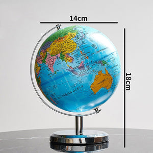 Home Decor Retro World Globe Geography Kids Education Office Decor Accessories Birthday Gifts for Kids  Christmas Decor