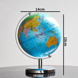 Home Decor Retro World Globe Geography Kids Education Office Decor Accessories Birthday Gifts for Kids  Christmas Decor