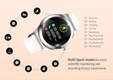 Plumzong Luxury Galaxy Smart Wristwatch For Women IOS & Android KW10 - Theshinemart