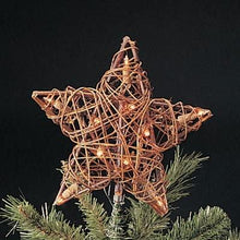 Load image into Gallery viewer, Christmas Tree Top Light Star with LED Projector Lights for Christmas Holiday Party Decoration-Silver
