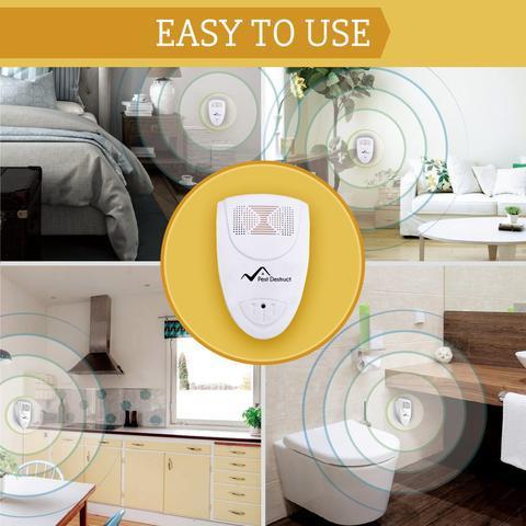 Ultrasonic Bed Bug Repeller - 100% Quickly Eliminate Bugs - Pest Destruct™