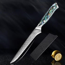 Load image into Gallery viewer, Handmade Damascus Steel Knife Set
