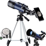 Space Telescope for Beginners Equipped with 150X magnification and 3X Barlow lens