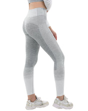 Load image into Gallery viewer, Bocana Seamless Leggings - Grey &amp; White
