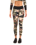 Virginia Camouflage Leggings - Brown/Green