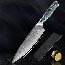 Load image into Gallery viewer, Handmade Damascus Steel Knife Set
