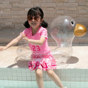 Duck-Shaped Baby Swimming Ring